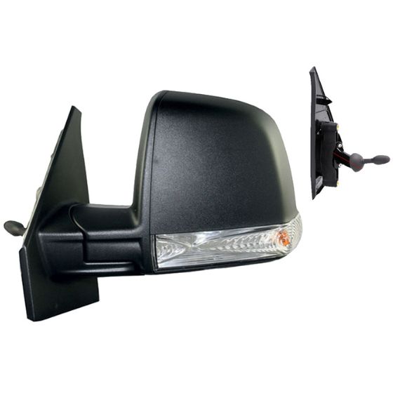 Retrovisor izquierdo mecánico, convexo, con intermitente (2 pines) (1 cristal Combi - Panorama) (Hasta 2015) OPEL-COMBO pour OPEL COMBO  pour OPEL COMBO