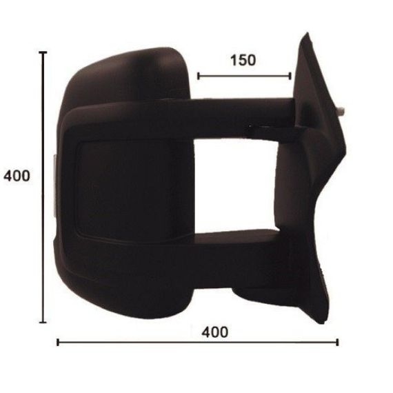 Retrovisor eléctrico derecho, convexo, térmico, con intermitente (16W) (8 pines) (medio) CITROEN-JUMPER pour CITROEN JUMPER  pour CITROEN JUMPER