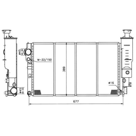 Acceder a la pieza Radiador 1,6L/1,8L/2,0L SANS CLIM & MI16/1,9D/TD +/- CLIM (610x367x46) 07/92-> Acceder a la pieza Radiador 1,6L/1,8L/2,0L SANS CLIM & MI16/1,9D/TD +/- CLIM (610x367x46) 07/92->