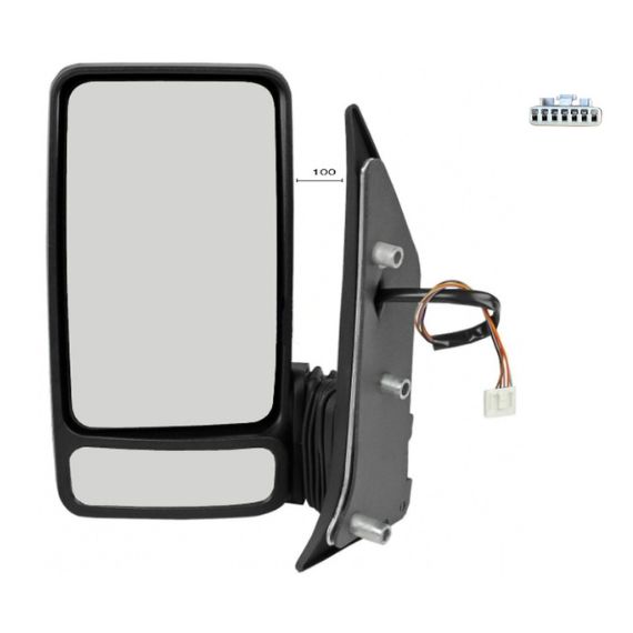 Acceder a la pieza Retrovisor eléctrico izquierdo, convexo, térmico (5 pines) (Brazo corto)