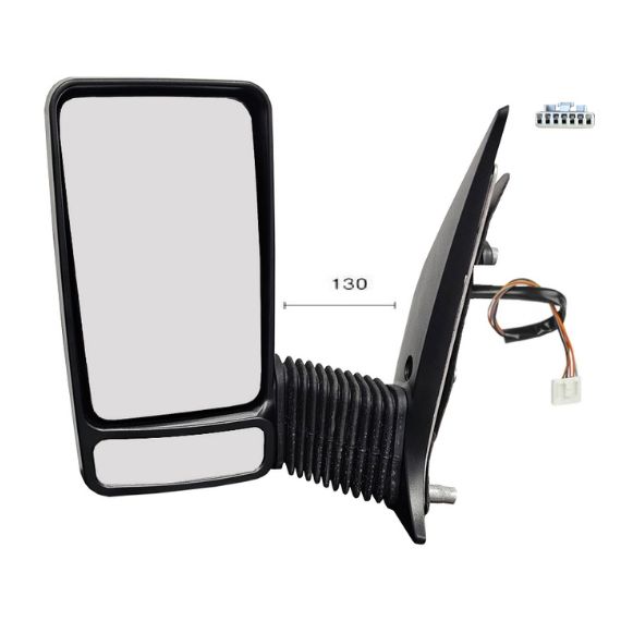 Acceder a la pieza Retrovisor eléctrico izquierdo, convexo, térmico (5 pines) (Brazo medio)