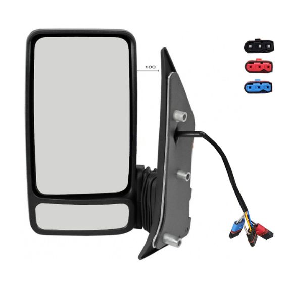 Acceder a la pieza Retrovisor eléctrico izquierdo, convexo, térmico, sonda (7 pines) (Brazo corto)