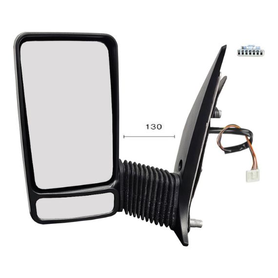 Acceder a la pieza Retrovisor eléctrico izquierdo, convexo, térmico, sonda (7 pines) (Brazo medio)