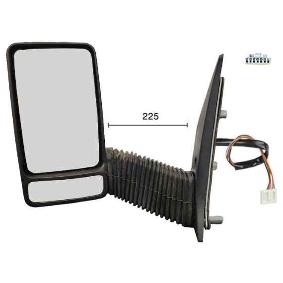 Acceder a la pieza Retrovisor eléctrico izquierdo, convexo, térmico (5 pines) (Brazo largo)