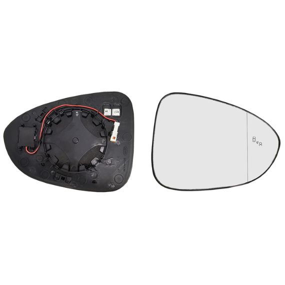 Acceder a la pieza Cristal + soporte retrovisor derecho, convexo, térmico, side