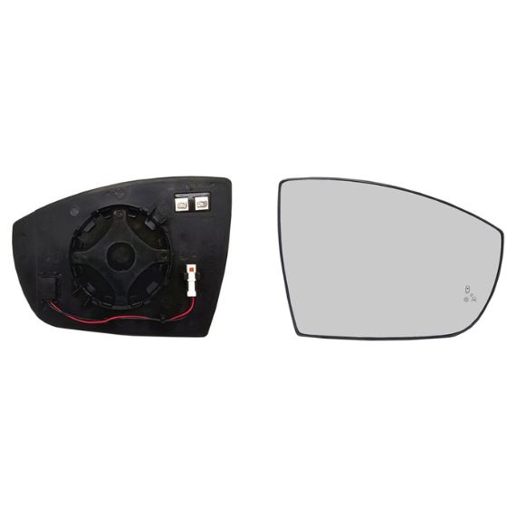 Acceder a la pieza Cristal + soporte retrovisor derecho, convexo, térmico, side