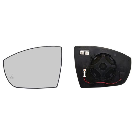 Acceder a la pieza Cristal + soporte retrovisor izquierdo, convexo, térmico, side