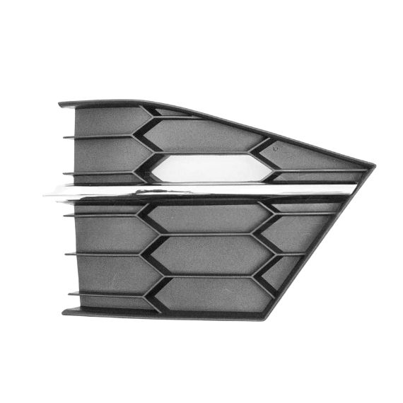 Acceder a la pieza Rejilla derecha parachoques, negro, moldura cromada