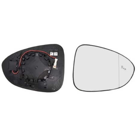 Acceder a la pieza Cristal + soporte retrovisor derecho, convexo, térmico, side