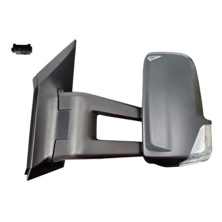 Acceder a la pieza Retrovisor eléctrico izquierdo, convexo, ángulo muerto, térmico, con intermitente (6 pines) (Brazo medio) Acceder a la pieza Retrovisor eléctrico izquierdo, convexo, ángulo muerto, térmico, con intermitente (6 pines) (Brazo medio)