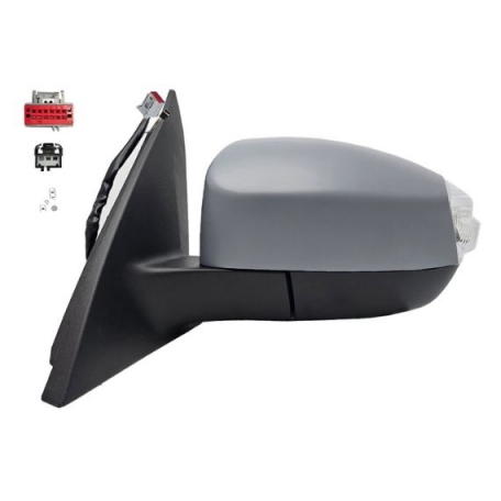 Acceder a la pieza Retrovisor eléctrico izquierdo, asférico, térmico, imprimado, abatible, con intermitente, cortesía, memoria, side (14 pines)