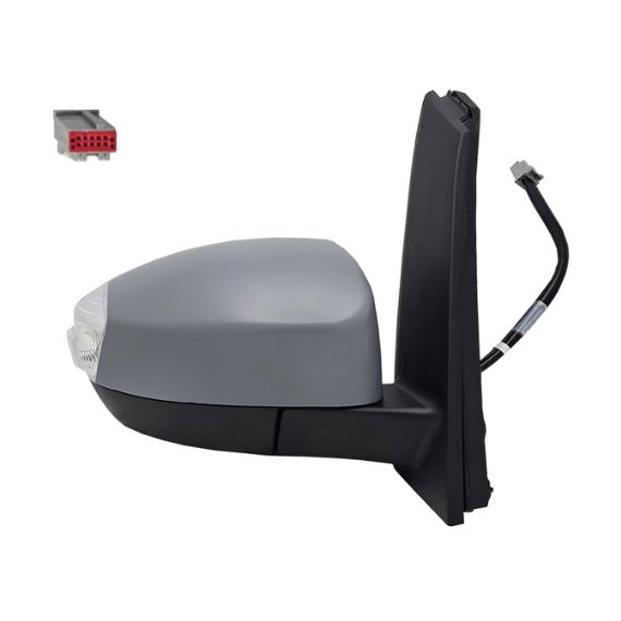 Acceder a la pieza Retrovisor eléctrico derecho, convexo, térmico, imprimado, abatible, con intermitente, cortesía (8 pines)