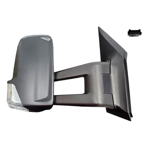 Retrovisor eléctrico derecho, convexo, ángulo muerto, térmico, con intermitente (6 pines) (Brazo medio) ACCESSOIRES CAMION-GUARDABARROS, SOPORTES, CALZOS pour VOLKSWAGEN CRAFTER  pour VOLKSWAGEN CRAFTER