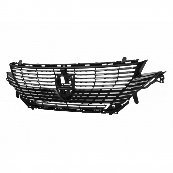 Acceder a la pieza Rejilla negra granulada, con insertos cromados