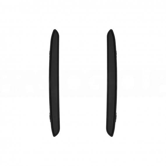 Acceder a la pieza Kit molduras parachoques trasero, negro