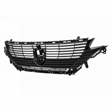 Acceder a la pieza Rejilla negra granulada, con agujeros sensores