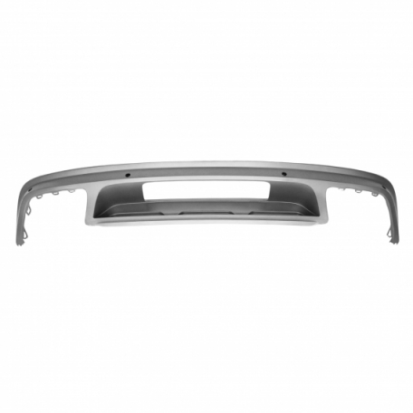 Acceder a la pieza Spoiler parachoques trasero, imprimada, doble escape izquierda y derecha + sensores Acceder a la pieza Spoiler parachoques trasero, imprimada, doble escape izquierda y derecha + sensores