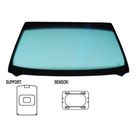 Acceder a la pieza Parabrisas verde, control solar