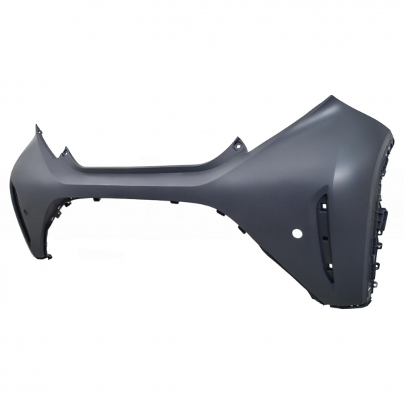 Acceder a la pieza Parachoques trasero imprimado, agujeros sensores