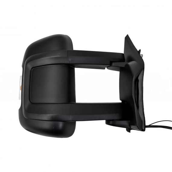 Retrovisor eléctrico derecho, negro, convexo, térmico, con piloto intermitente, con antena (16W) (Brazo Largo) (9 pines) CITROEN-JUMPER pour CITROEN JUMPER  pour CITROEN JUMPER