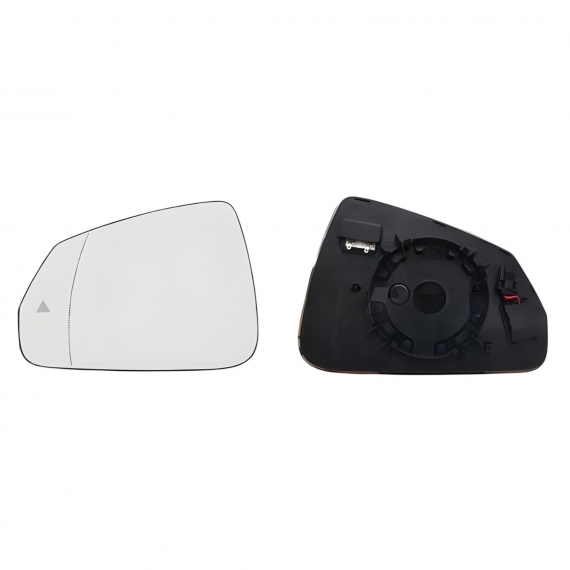 Cristal + soporte retrovisor izquierdo, asférico, térmico, side (2 pines) ACCESSOIRES CAMION-GUARDABARROS, SOPORTES, CALZOS pour BMW SERIE 2  pour BMW SERIE 2