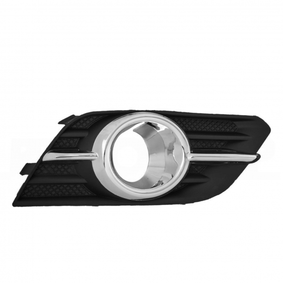 Acceder a la pieza Rejilla derecha parachoques delantero con agujero antiniebla, moldura cromada 