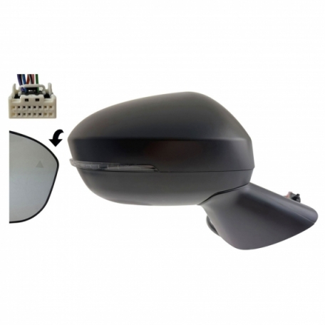Acceder a la pieza Retrovisor eléctrico derecho, convexo, térmico, imprimado, abatible, con intermitente, side (9 pines)