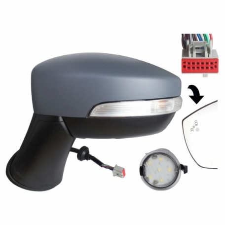 Acceder a la pieza Retrovisor eléctrico izquierdo, imprimado, convexo, térmico, abatible, con intermitente, cortesía, side (12 pines) (Desde 2019) Acceder a la pieza Retrovisor eléctrico izquierdo, imprimado, convexo, térmico, abatible, con intermitente, cortesía, side (12 pines) (Desde 2019)