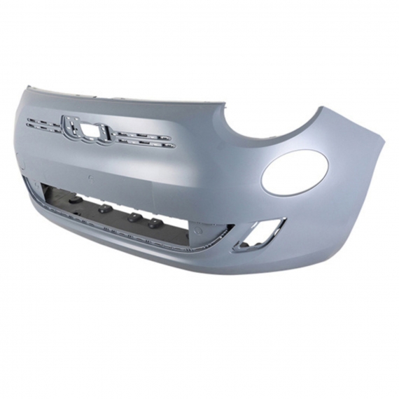 Parachoques delantero imprimado, sin agujeros sensores, con tapa gancho ACCESSOIRES CAMION-GUARDABARROS, SOPORTES, CALZOS pour FIAT 500  pour FIAT 500