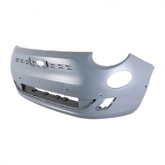 Parachoques delantero imprimado, 6 agujeros sensores, con tapa gancho ACCESSOIRES CAMION-GUARDABARROS, SOPORTES, CALZOS pour FIAT 500  pour FIAT 500