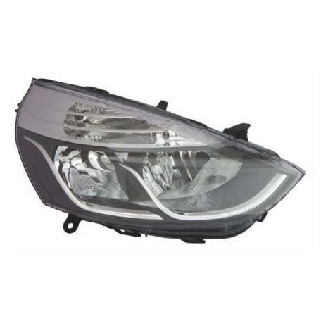 Acceder a la pieza Faro eléctrico derecho, negro y cromado, H1+H7 (Motor)