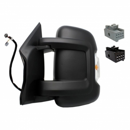 Acceder a la pieza Retrovisor eléctrico izquierdo, convexo, térmico, abatible, con intermitente (16W), sonda (12 pines) (Brazo corto)