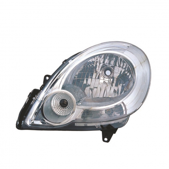 Acceder a la pieza Faro eléctrico izquierdo, cromado, luz de día, H4