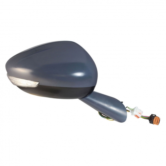 Acceder a la pieza Retrovisor eléctrico derecho, imprimado, convexo, térmico, abatible, con intermitente, sonda, cortesía, memoria, LED, side (10 y 8 pines)