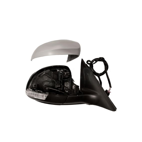 Acceder a la pieza Retrovisor derecho eléctrico térmico, convexo, abatible, imprimado, con intermitente, cortesía, con memoria (13 Pines)   