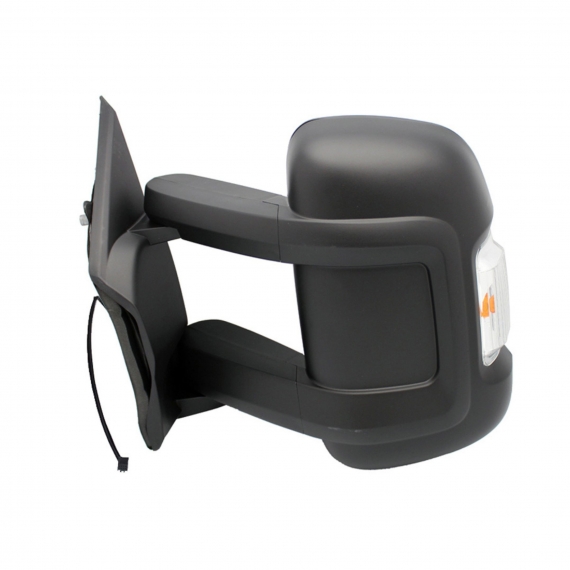 Retrovisor eléctrico izquierdo, convexo, térmico, con intermitente, sonda (10 pines) (Brazo largo)